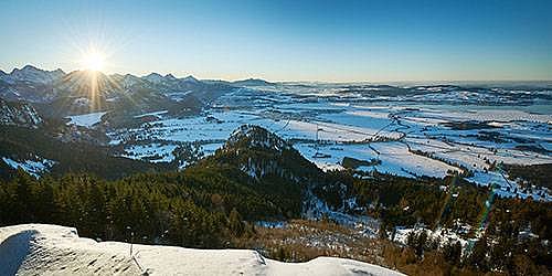 Berglandschaft im Winter